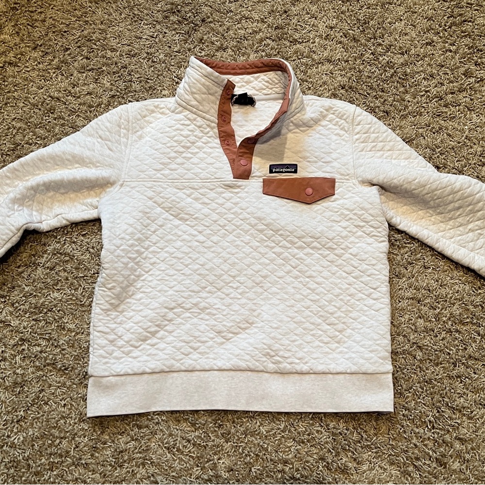Patagonia Quilted Quarter Snap Sweater Sweatshirt